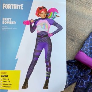 Fortnite Brite Bomber costume size 0-2